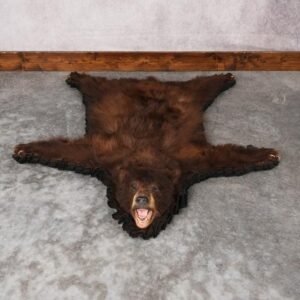 . Chocolate Black Bear Rug – SKU 2820